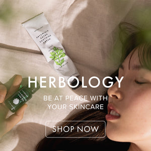 Herbology skincare - be at peace with your skincare. Shop now by clicking this image.