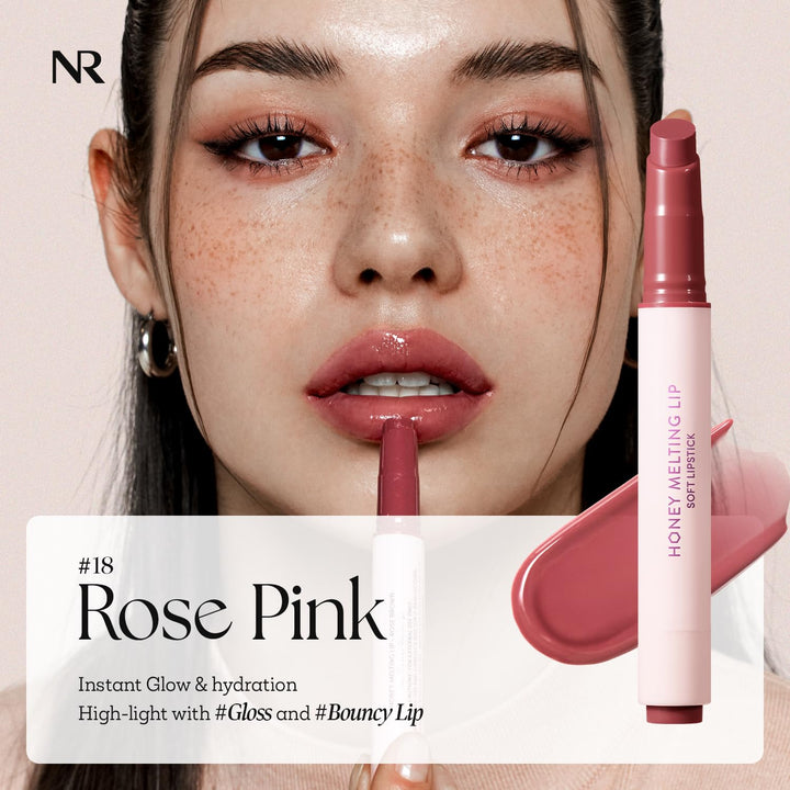 Honey Melting Lip Rose - Nature Republic