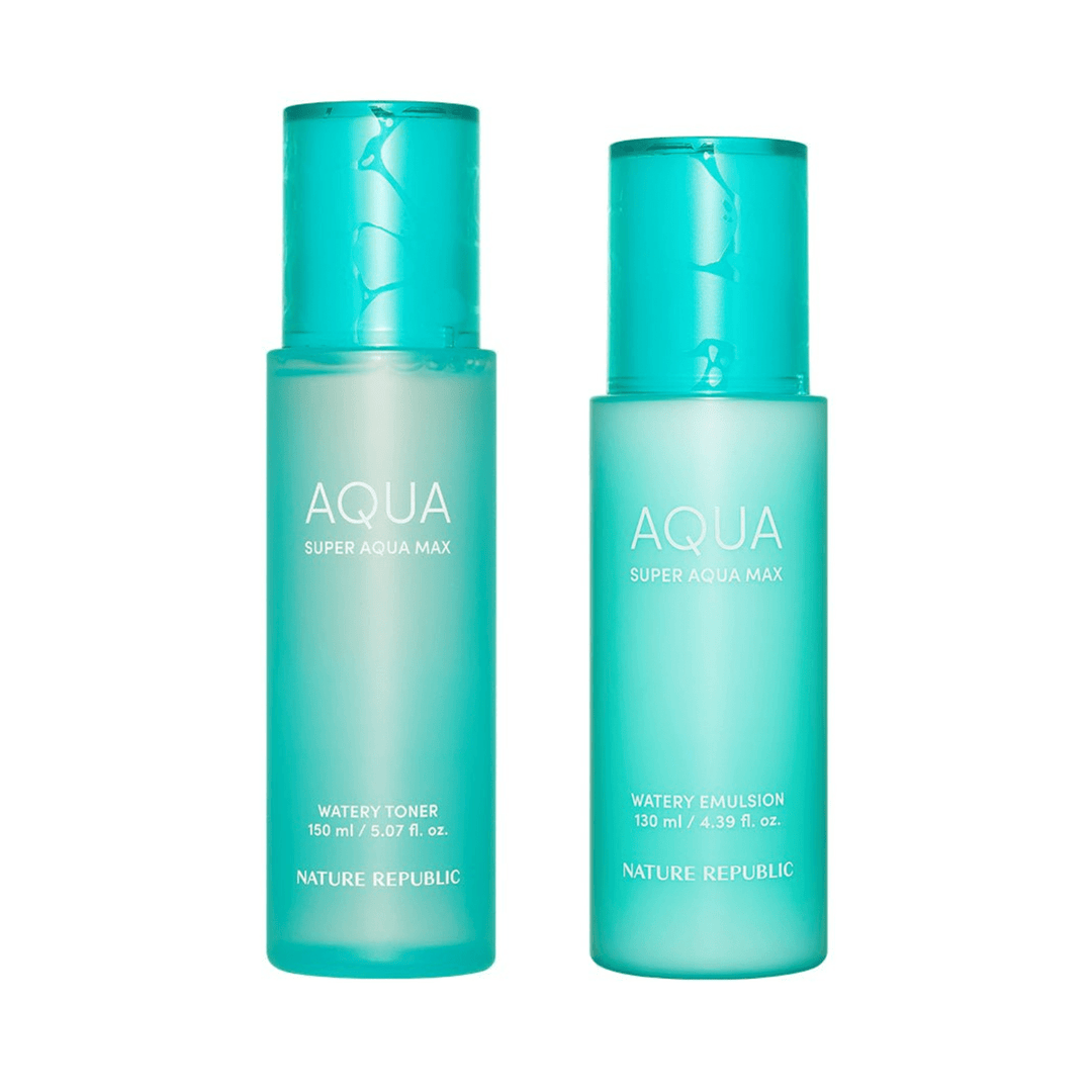 Super Aqua Max Watery Toner & Emulsion Duo - Nature Republic