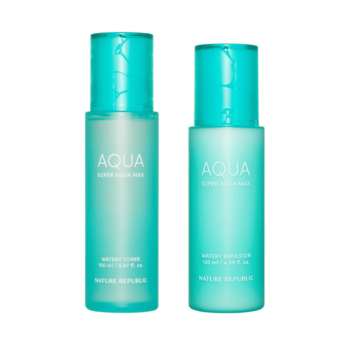 Super Aqua Max Watery Toner & Emulsion Duo - Nature Republic
