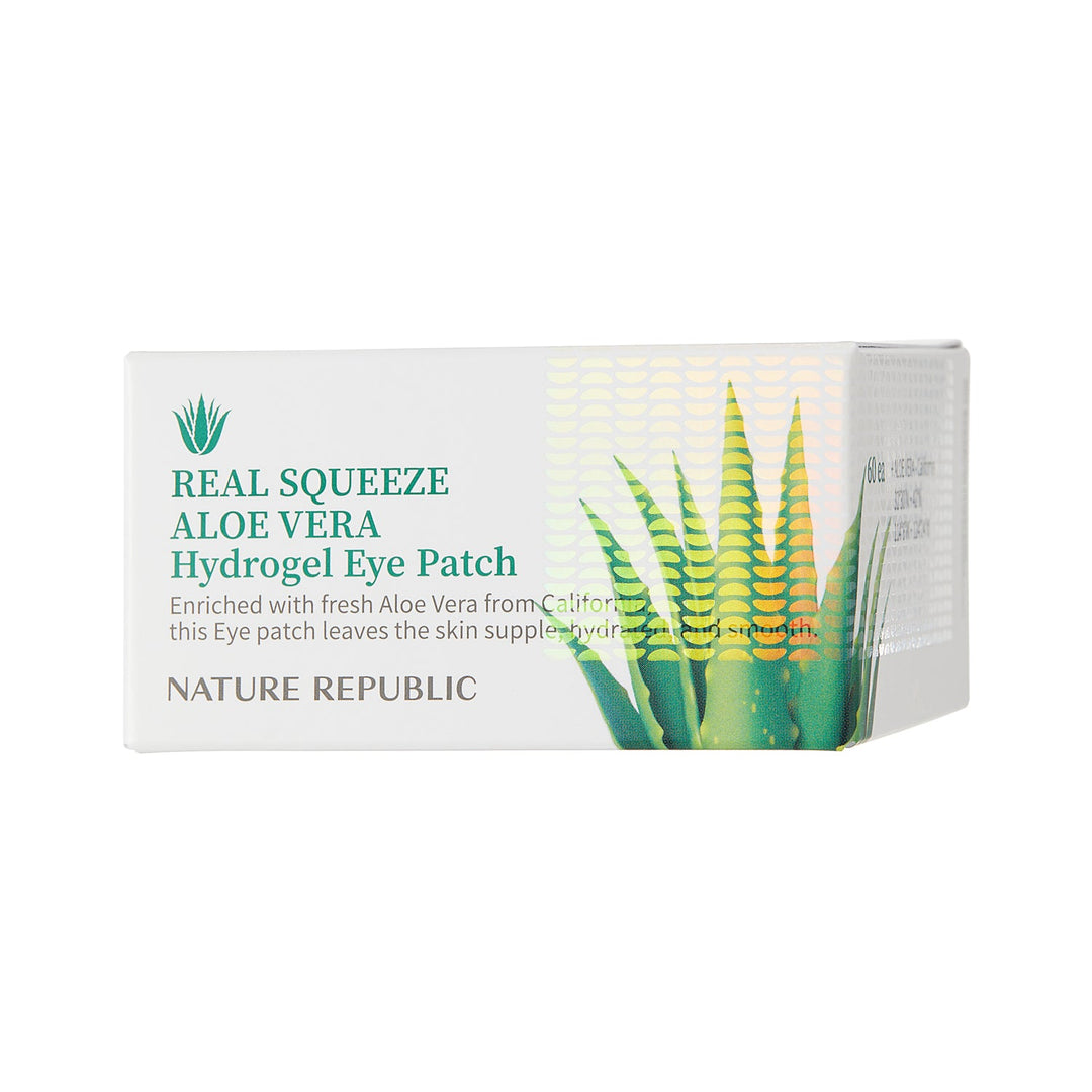 Real Squeeze Aloe Vera Hydrogel Eye Patch - Nature Republic