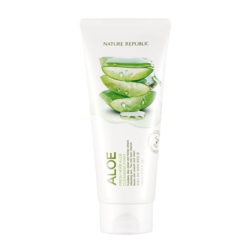 Nature Republic Fresh Herb Cleansing Foam Aloe