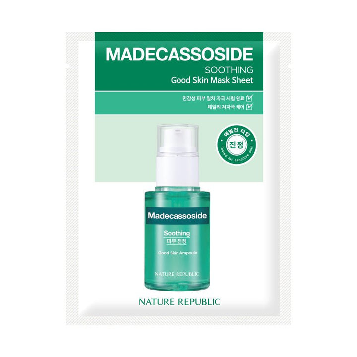 [Buy 10 + Get 5 Free] Good Skin Mask Sheet - Madecassoside - Nature Republic