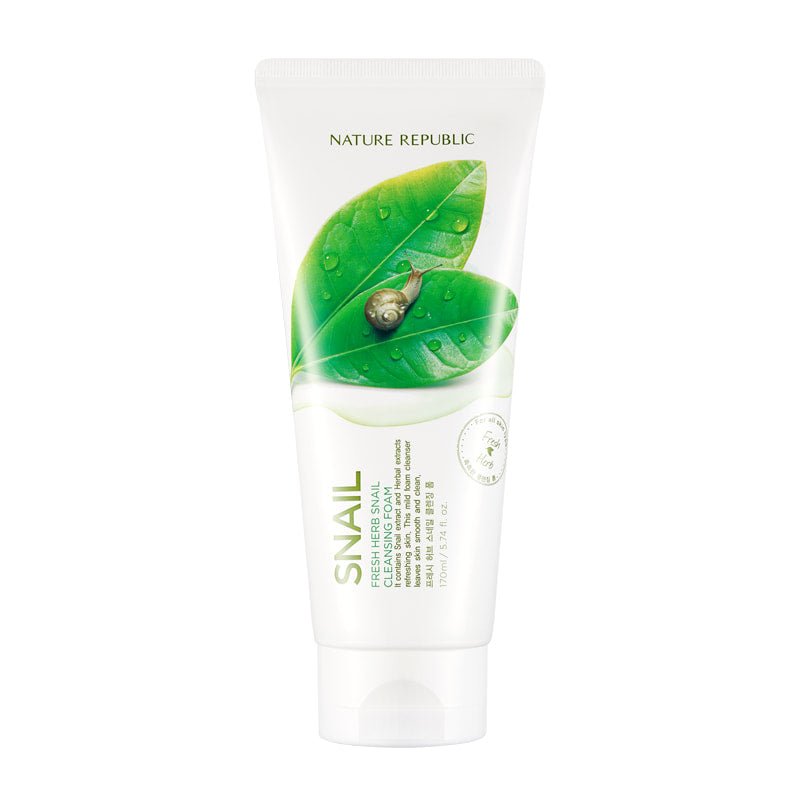 Fresh Herb Snail Cleansing Foam - Nature Republic