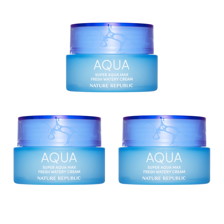 Super Aqua Max Fresh Watery Cream (Oily Skin) Triple Value Set