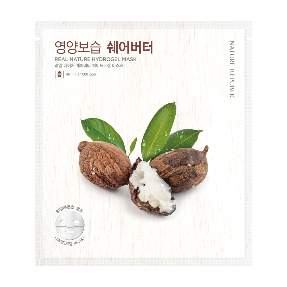 [BUY 10 + FREE 10] Real Nature Shea Butter Hydrogel Mask