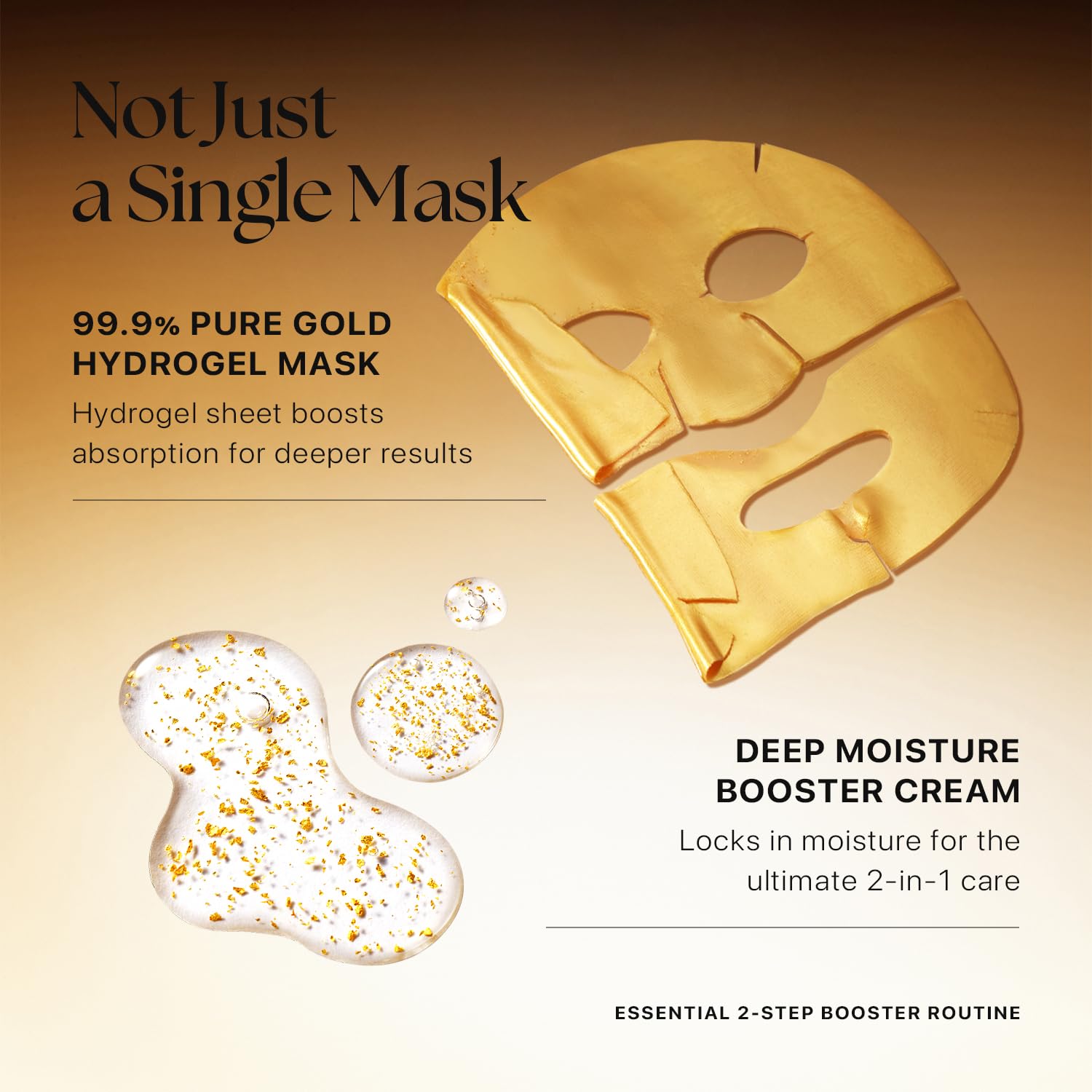 Nature Republic Ginseng Gold Silk Hydrogel Mask 4ea