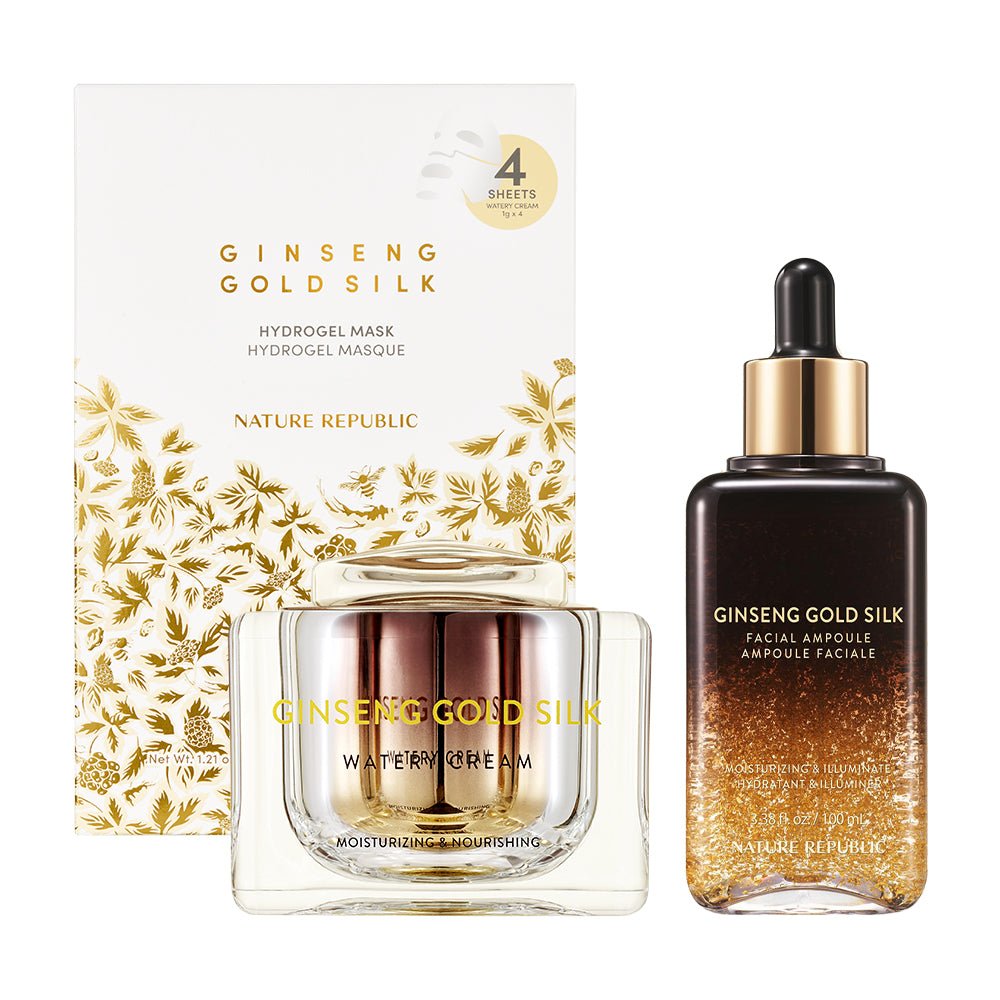 Nature Republic Ginseng Gold Silk Anti - Aging Trio - Nature Republic