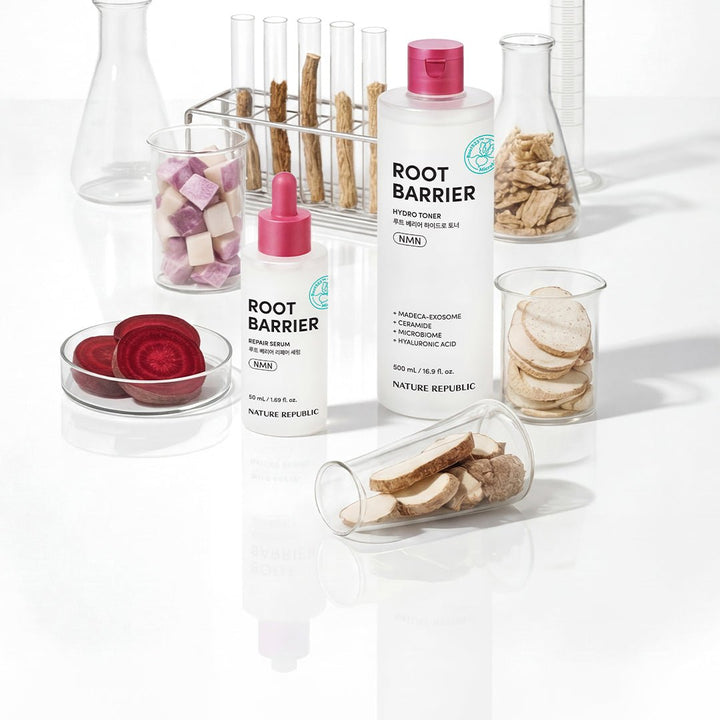 [NEW] Root Barrier Repair Toner &amp; Serum Duo - Nature Republic