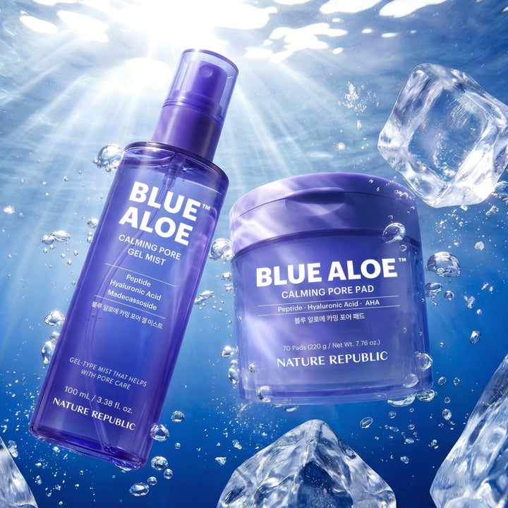 [NEW] Nature Republic Blue Aloe Calming Pore Pad - Nature Republic