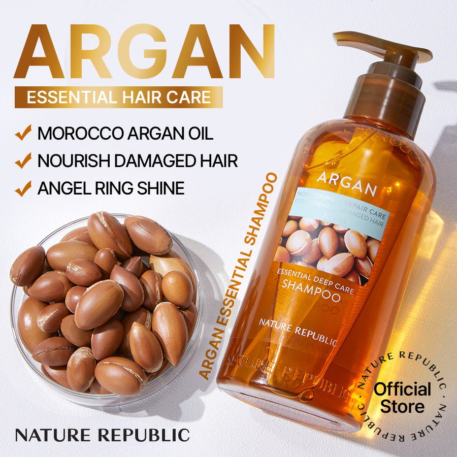 Damage Hair Repairing Care Value Set (For Curly Hair) - Nature Republic