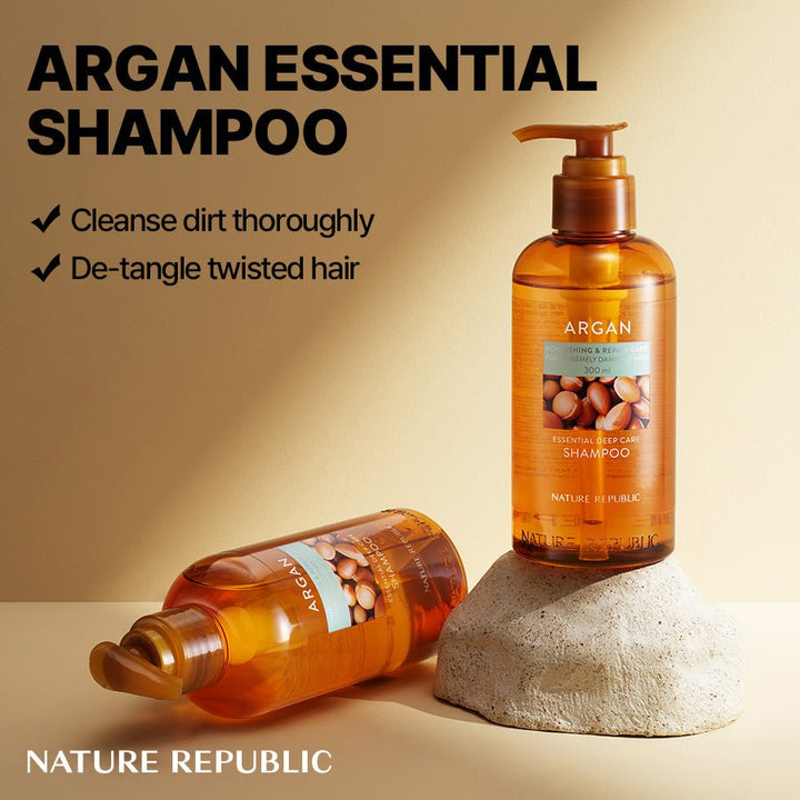 Damage Hair Repairing Care Value Set (For Curly Hair) - Nature Republic