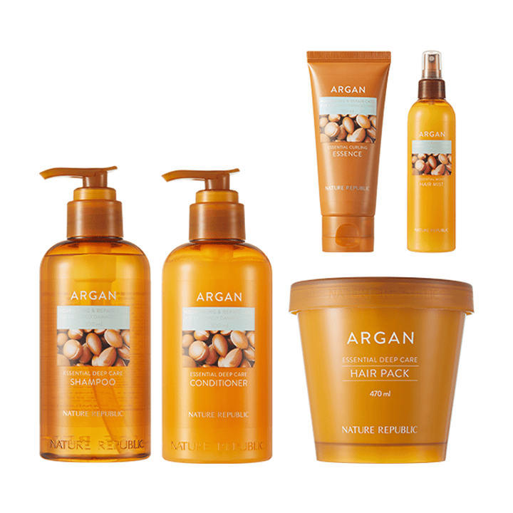 Damage Hair Repairing Care Value Set (For Curly Hair) - Nature Republic