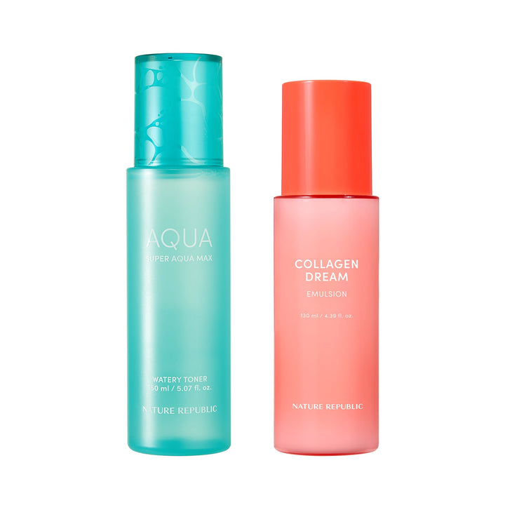 Hydration &amp; Collagen Daily Skincare Duo - Nature Republic