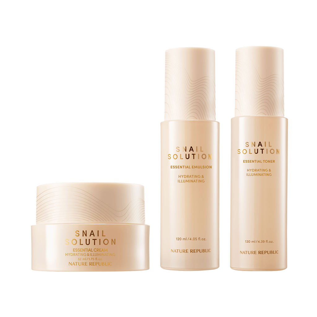 Nature Republic Snail Solution Essential Anti-aging Skincare Set