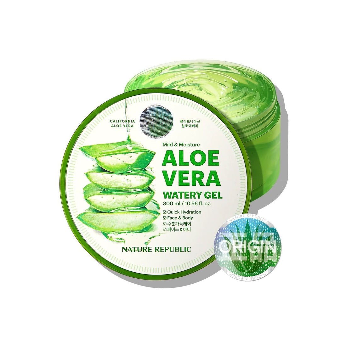 🎁 Mild & Moisture Aloe Vera Watery Gel - 50% Off (50% off) - Nature Republic