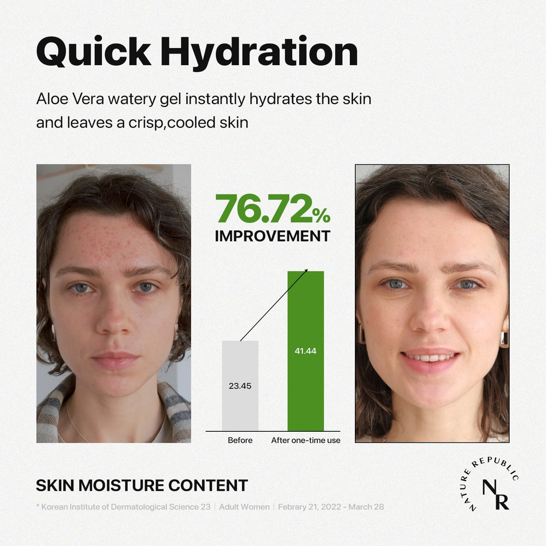 Nature Republic Mild & Moisture Aloe Vera Watery Gel (Tube)