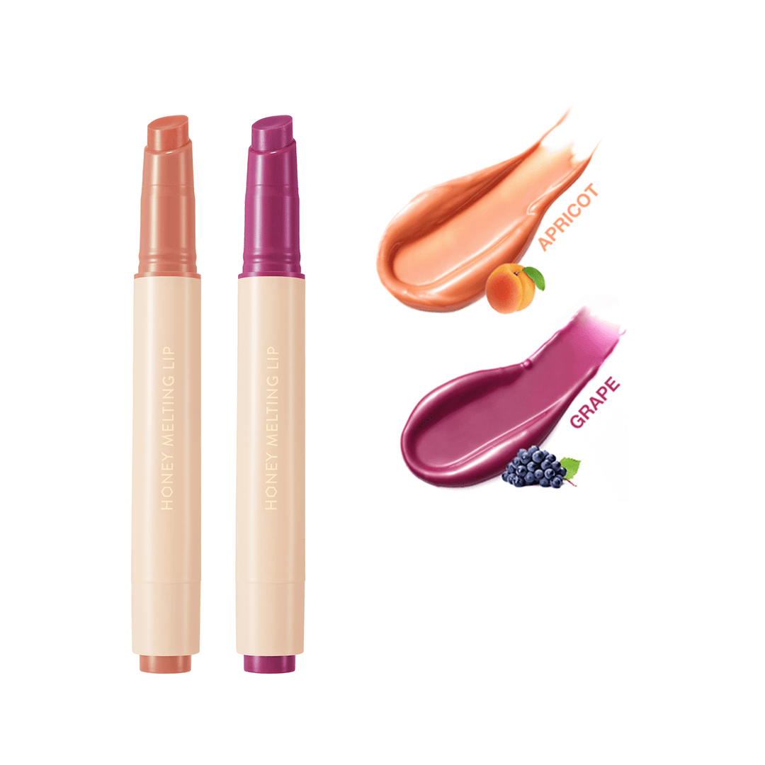 Honey Melting Lip Apricot & Grape Duo - Nature Republic