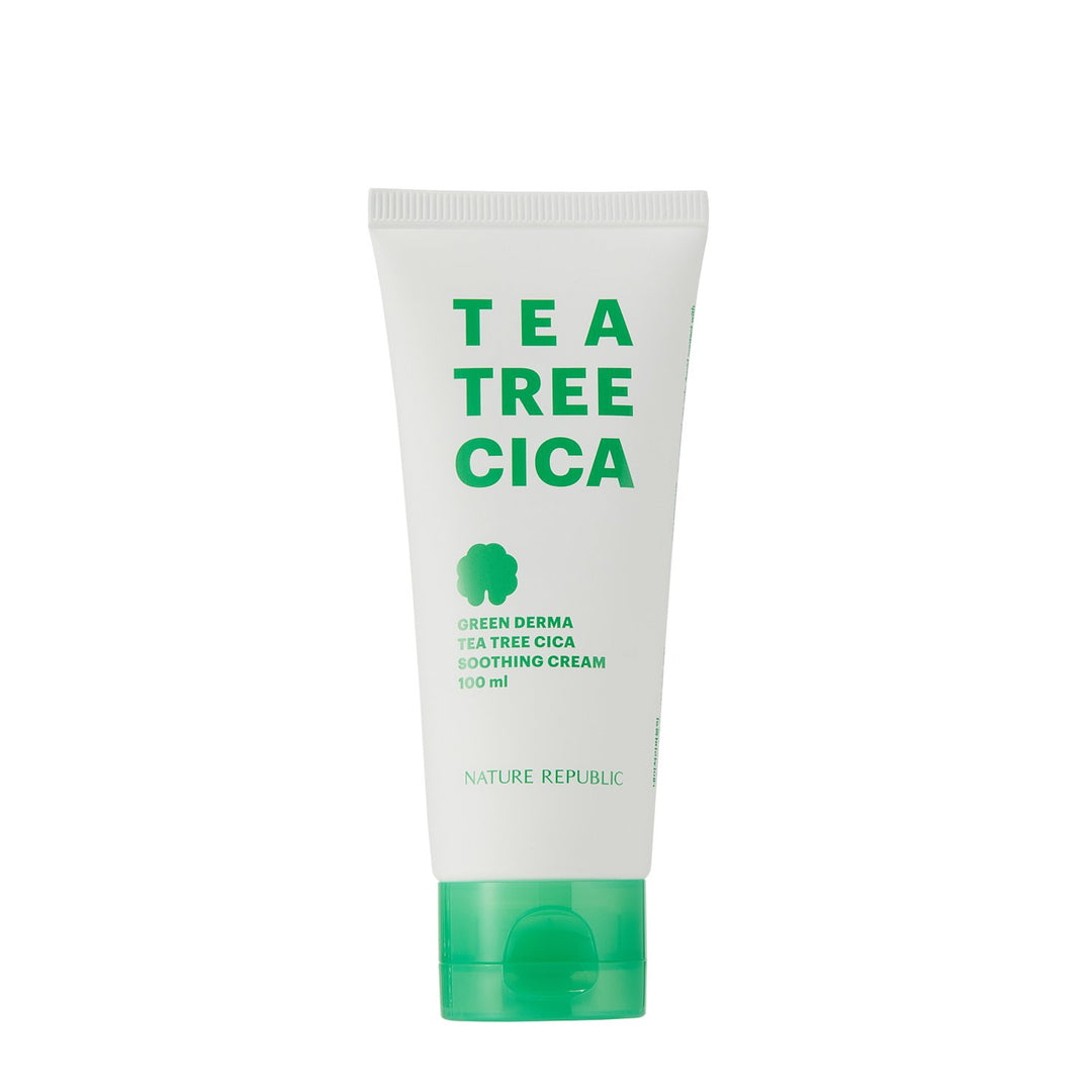Green Derma Tea Tree Cica Soothing Cream - Nature Republic