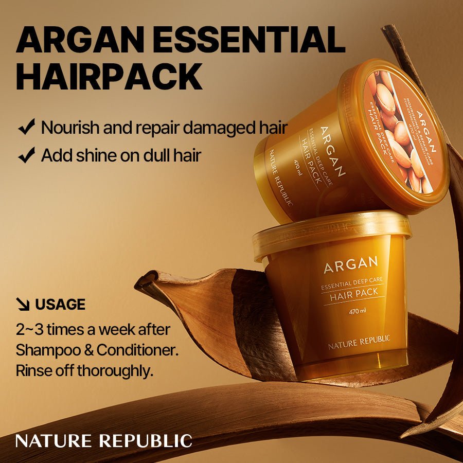Argan Essential Deep Care Hair Pack - Nature Republic