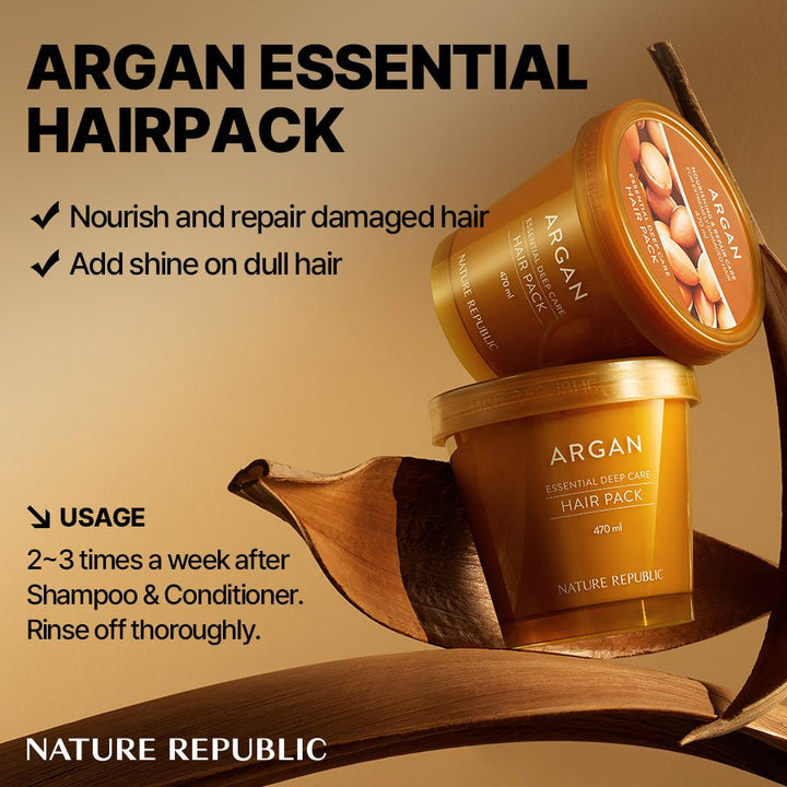 Argan Essential Deep Care Hair Pack - Nature Republic