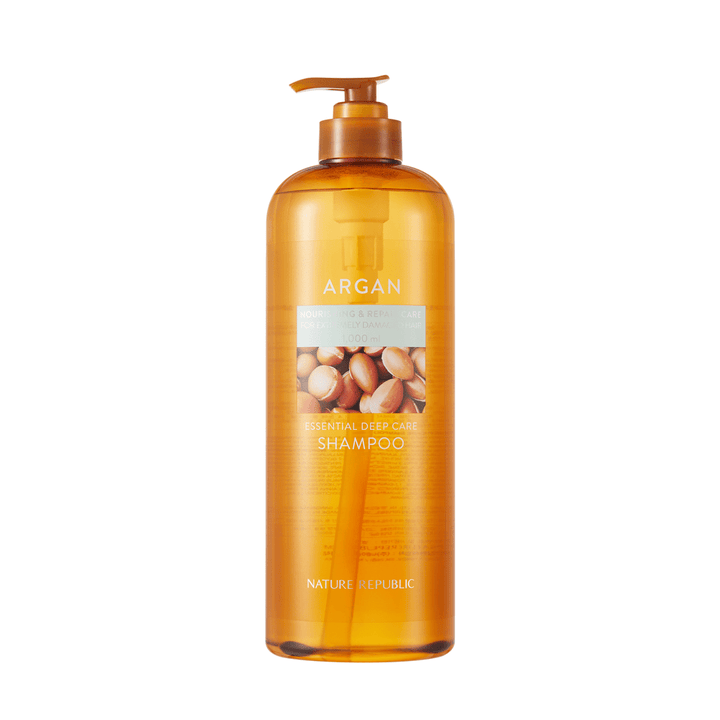 Argan Essential Hair Duo - Nourishing Care with Jumbo Shampoo - Nature Republic