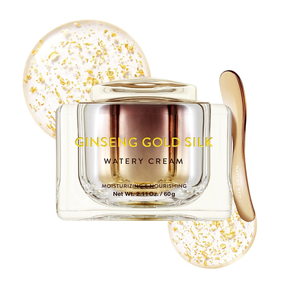 Ginseng Gold Silk Toner & Cream Daily Routine Duo - Nature Republic