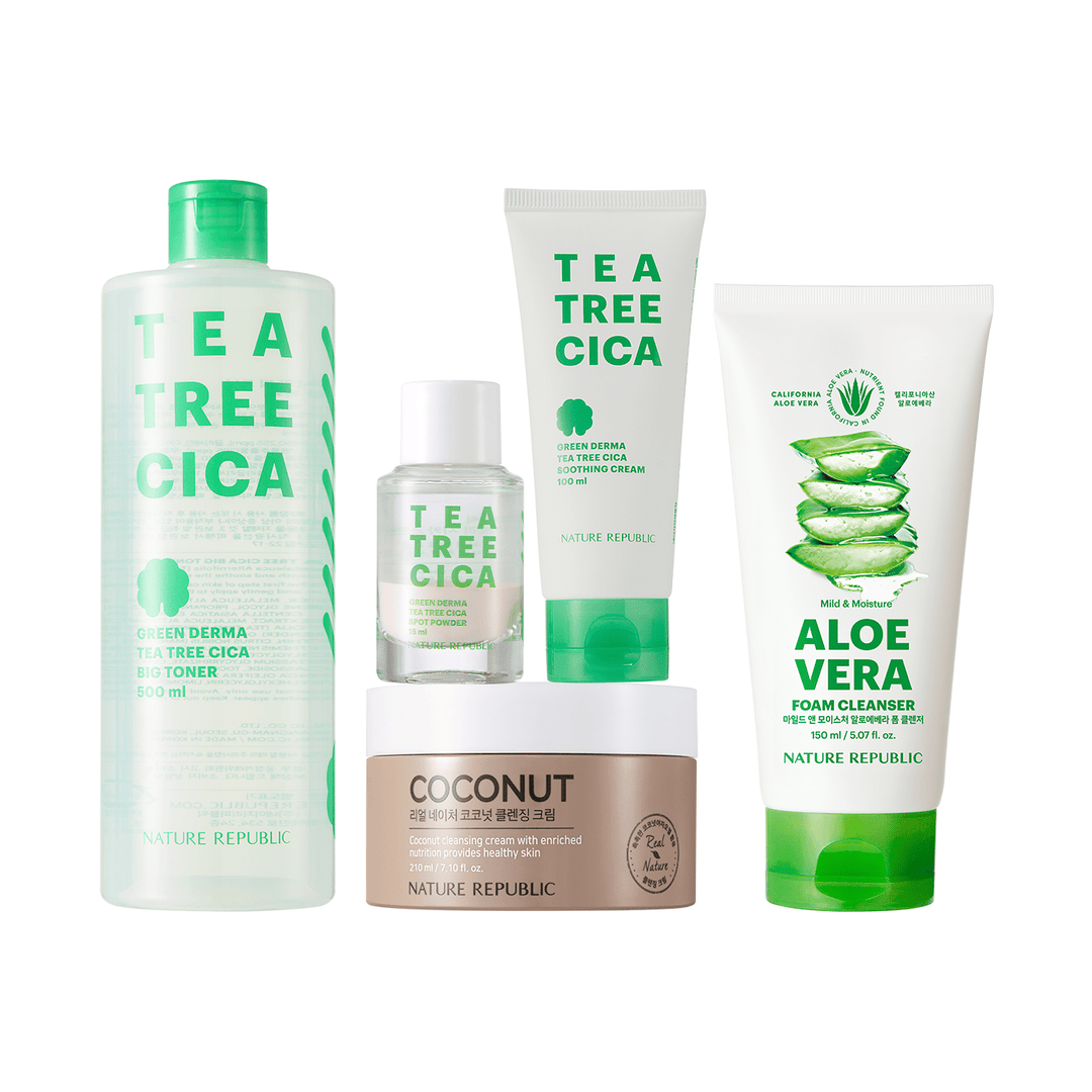 5 Step: Acne Pore Skincare Set - Nature Republic