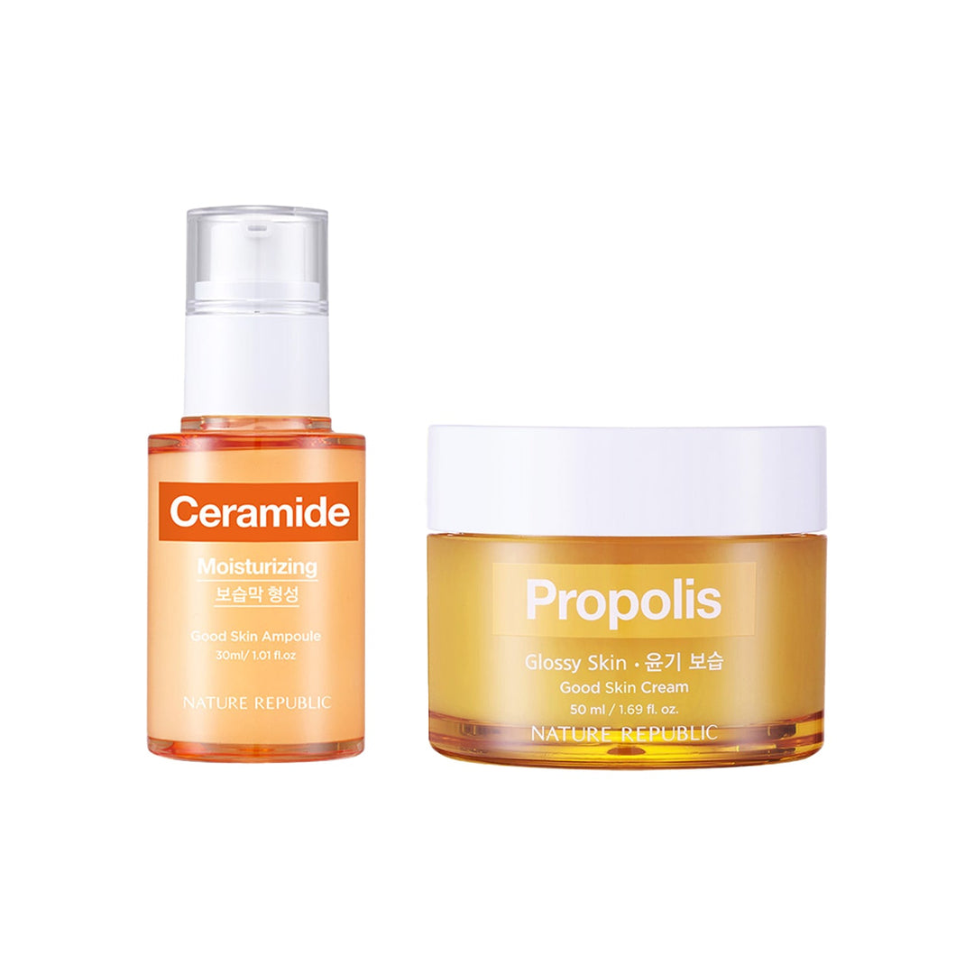 Ceramide & Propolis Duo for Radiant Glass Skin - Nature Republic