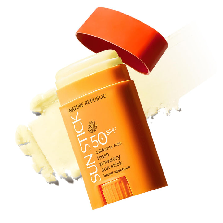 [BUY 2 + Get 1 FREE] California Aloe Fresh Powdery Sun Stick Broad Spectrum SPF50+ - Nature Republic