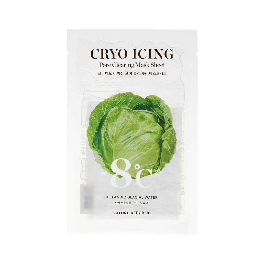 Cryo Icing Mask Sheet Pore Clearing - Nature Republic