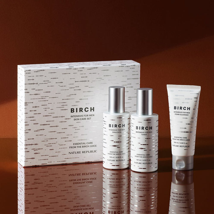 Birch Intensive For Men Skin Care Set - Nature Republic