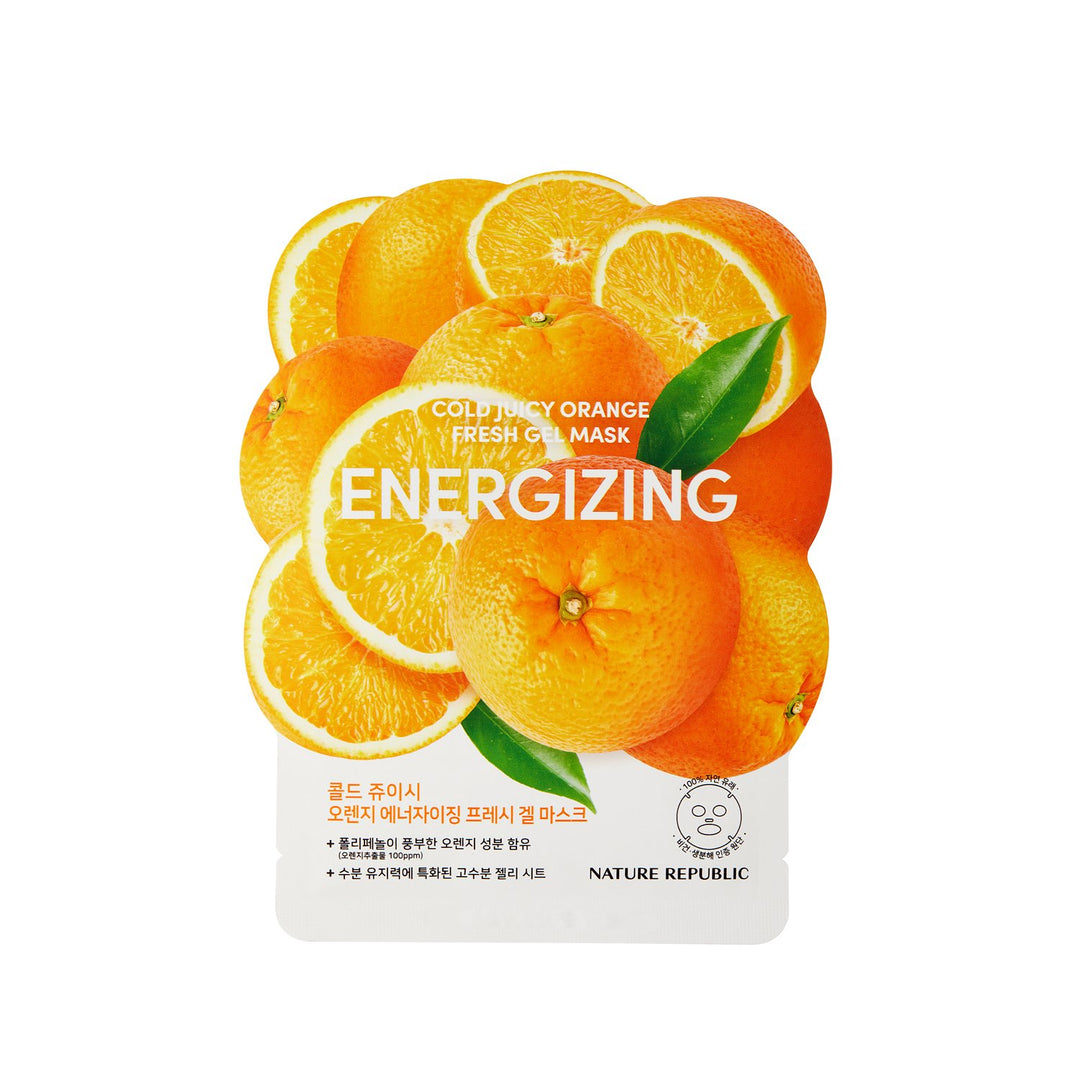 Cold Juicy Fresh Gel Mask Orange Energizing - Nature Republic