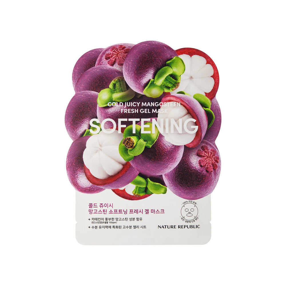 Cold Juicy Fresh Gel Mask Mangosteen Softening - Nature Republic