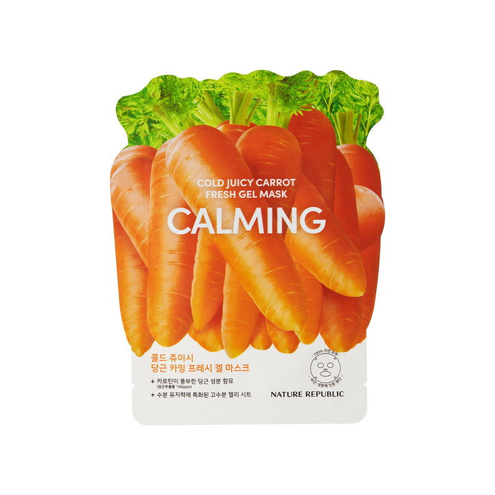 Cold Juicy Fresh Gel Mask Carrot Calming - Nature Republic