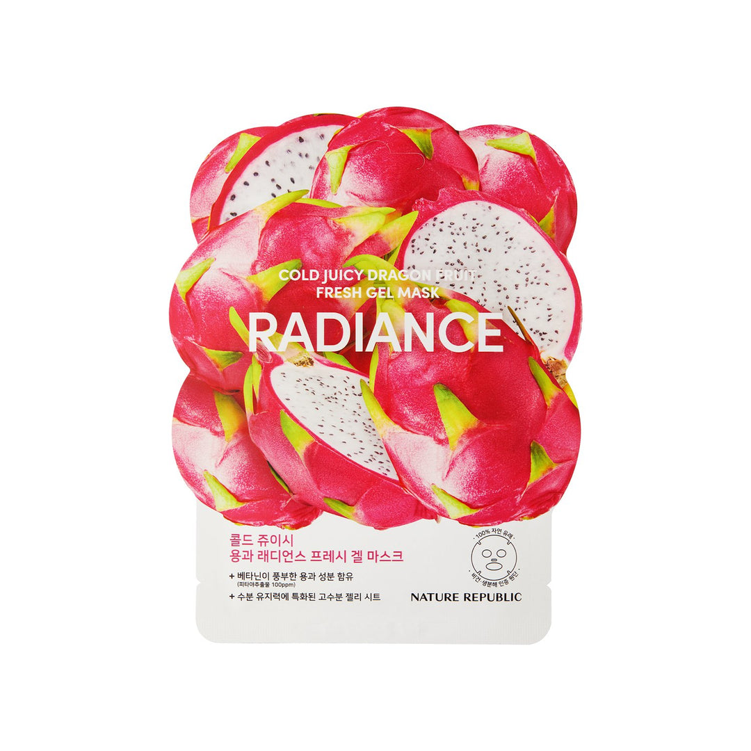 Cold Juicy Fresh Gel Mask Dragon Fruit Radiance - Nature Republic