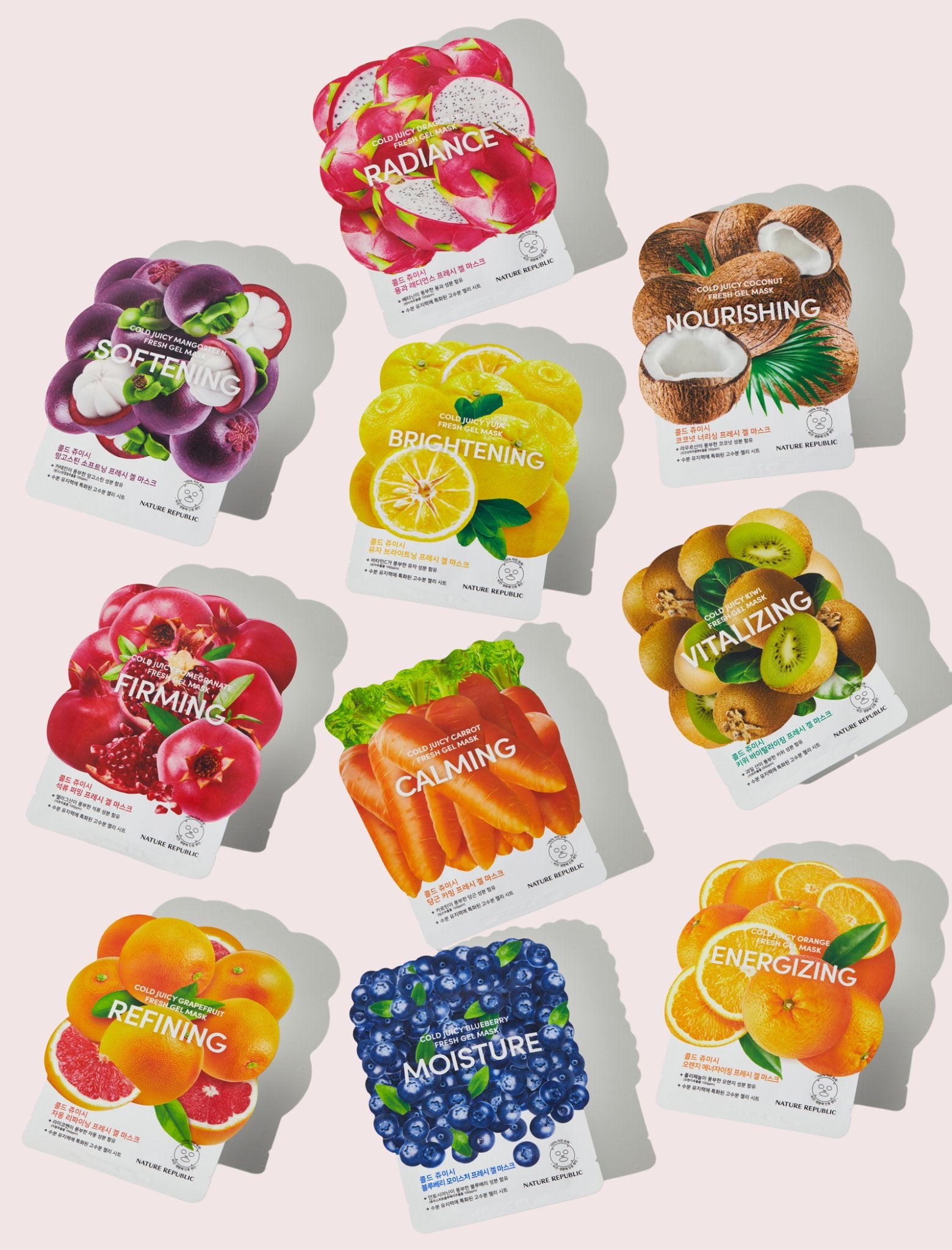 Nature Republic Cold Juicy Fresh Gel Mask Sheet Coconut Nourishing