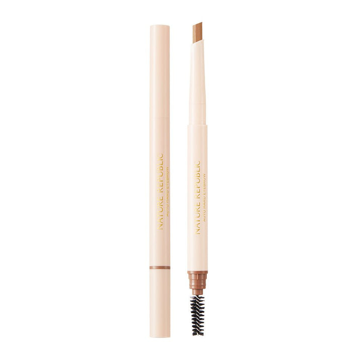 Botanical Auto Hard Eyebrow 02 Mocha Brown - Nature Republic