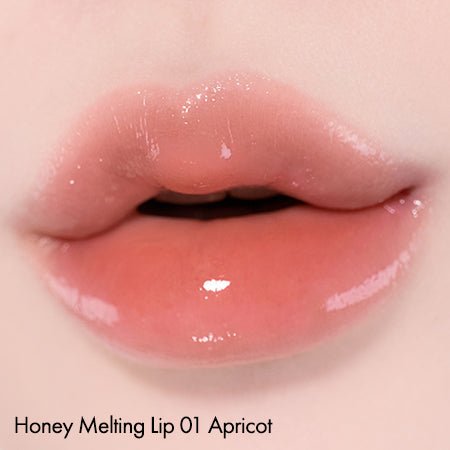 Honey Melting Lip Apricot & Plum Duo + FREE Green Pouch - Nature Republic
