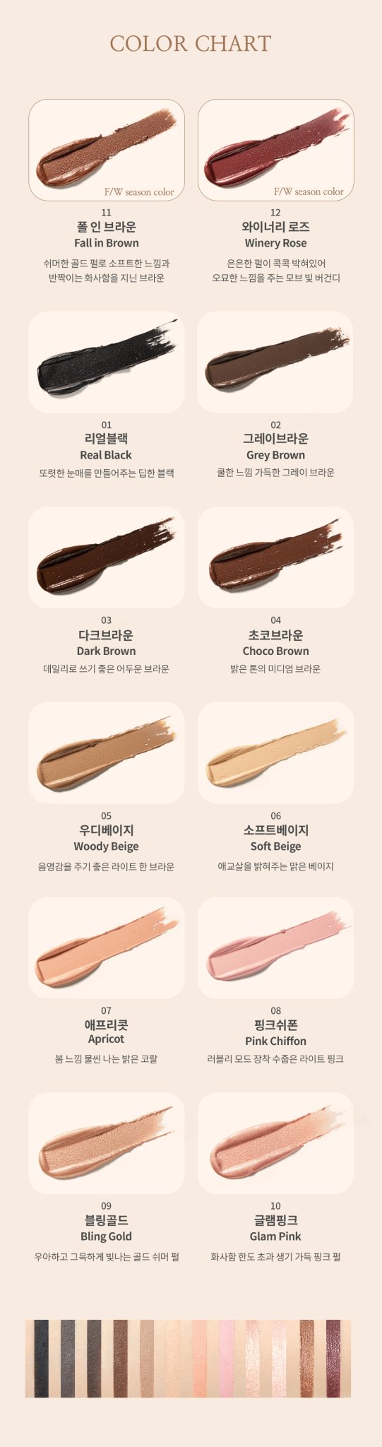 Botanical Color Mood Auto Pencil Liner 11 Fall In Brown - Nature Republic