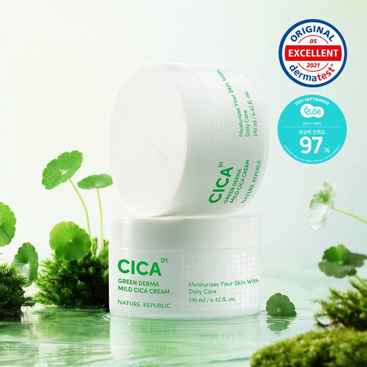 Green Derma Mild Cica Cream - Nature Republic