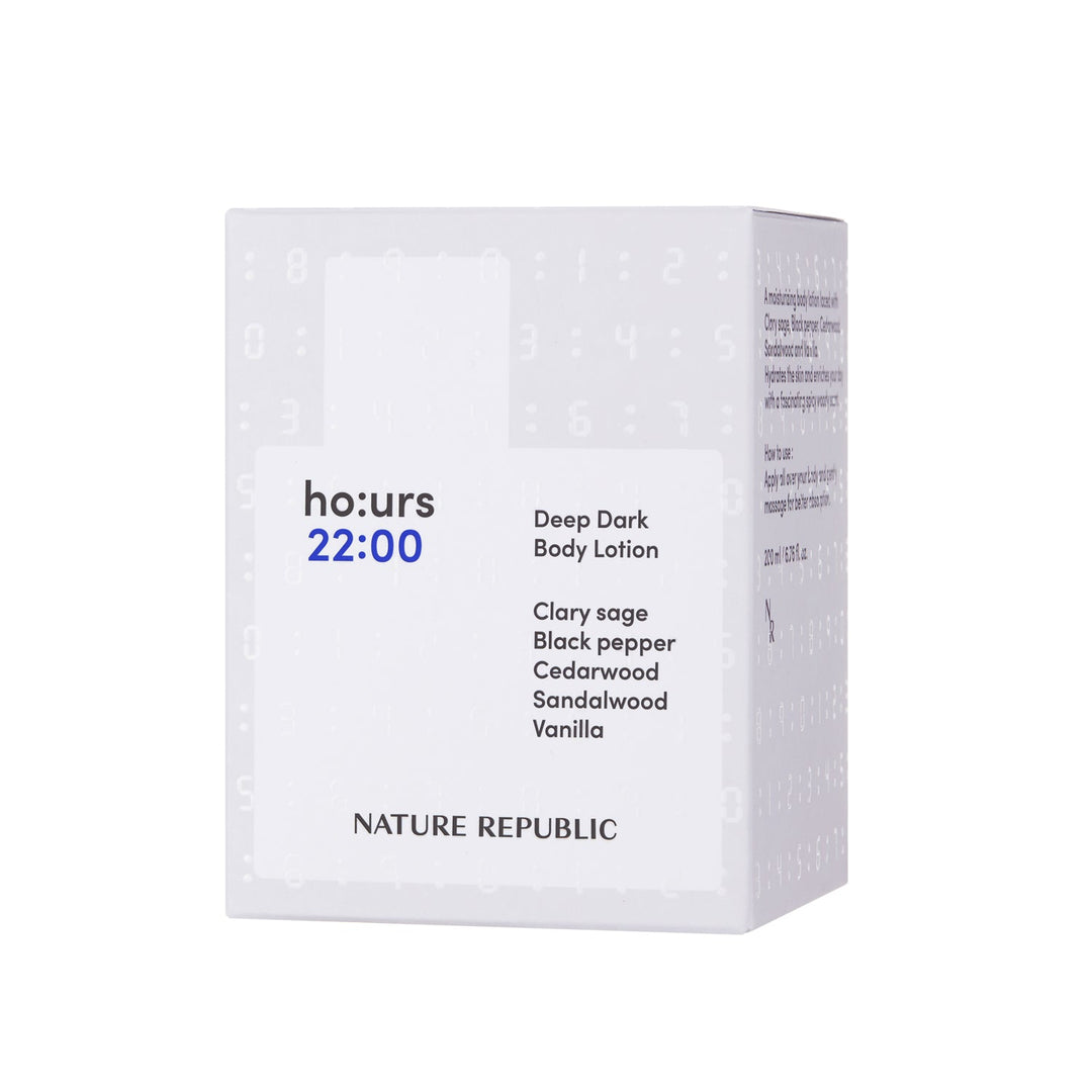 ho:urs Deep Dark Body Lotion - Nature Republic