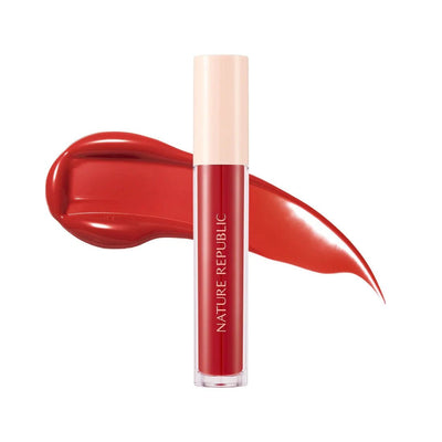 By Flower Water Gel Tint 01 Crushed Cherry - Nature Republic