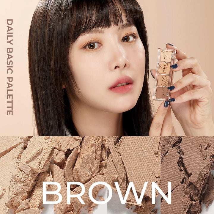 Daily Basic Eyeshadow Palette 01 Brown - Nature Republic