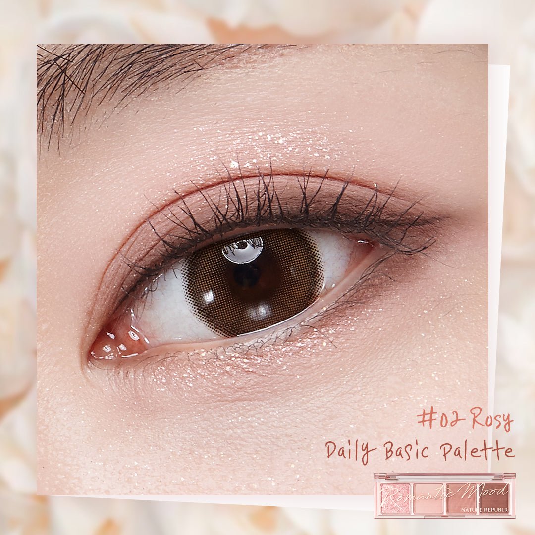 Daily Basic Eyeshadow Palette 02 Rosy - Nature Republic