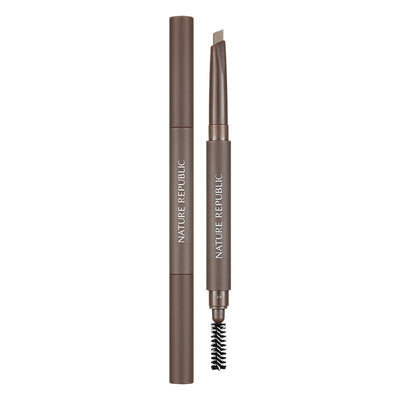 By Flower Auto Eyebrow 01 Almond Brown - Nature Republic