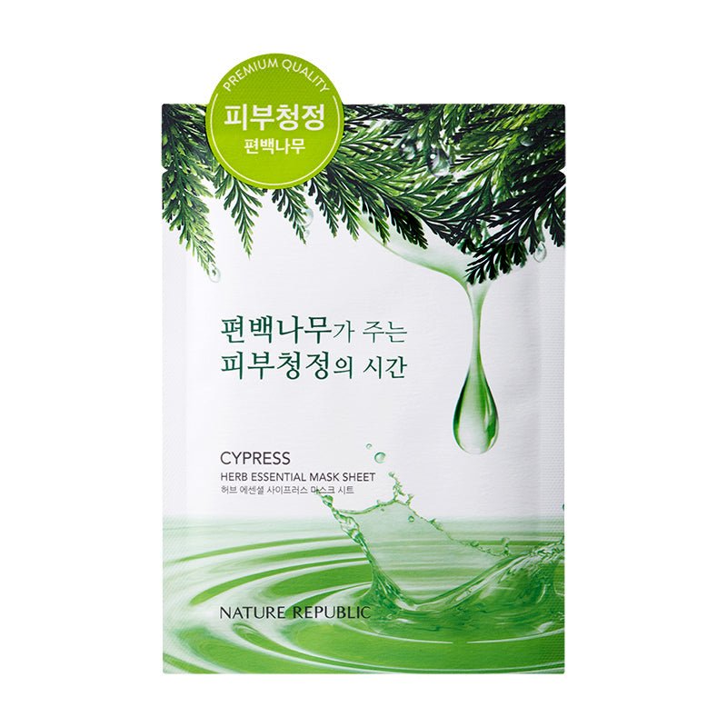 Herb Essential Cypress Mask Sheet - Nature Republic