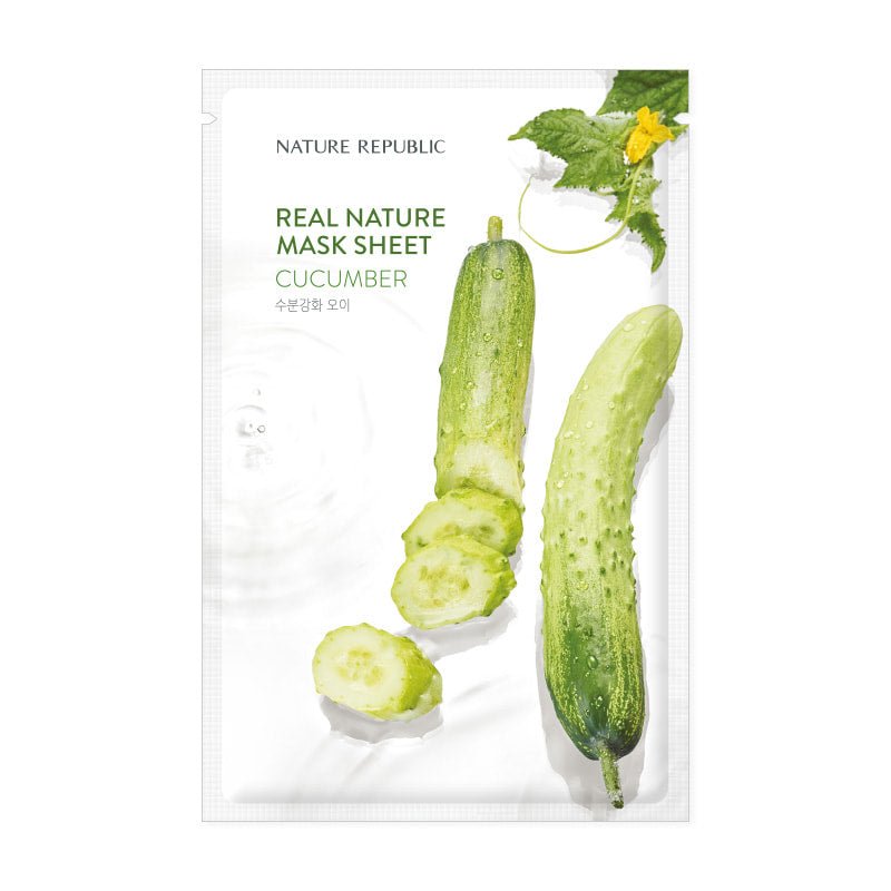Real Nature Cucumber Mask Sheet - Nature Republic