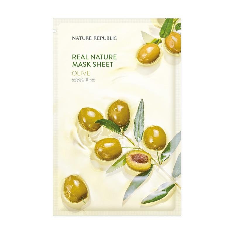 Real Nature Olive Mask Sheet - Nature Republic