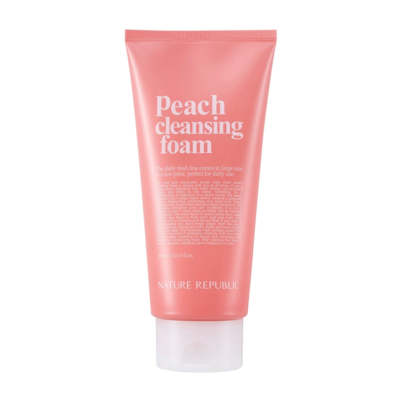 Daily Fresh Peach Cleansing Foam - Nature Republic